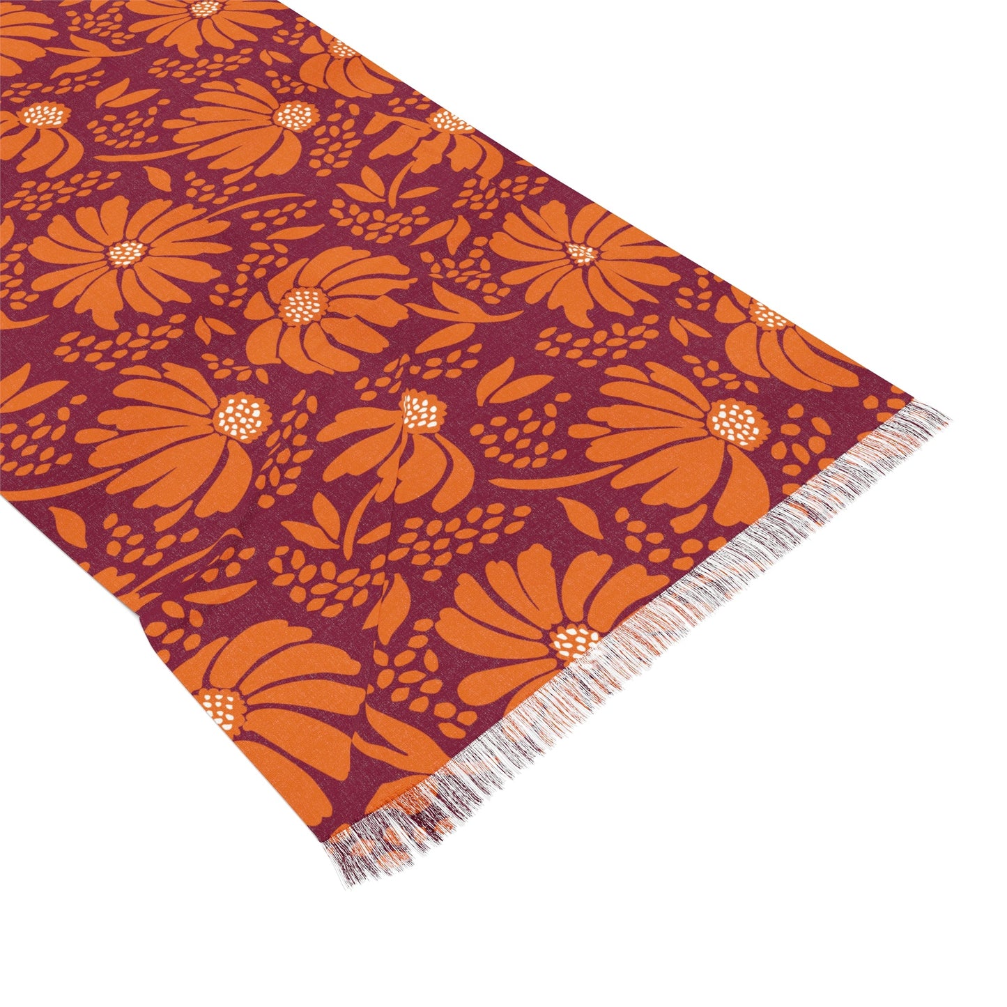 Scarf | Maroon & Orange | Bellis