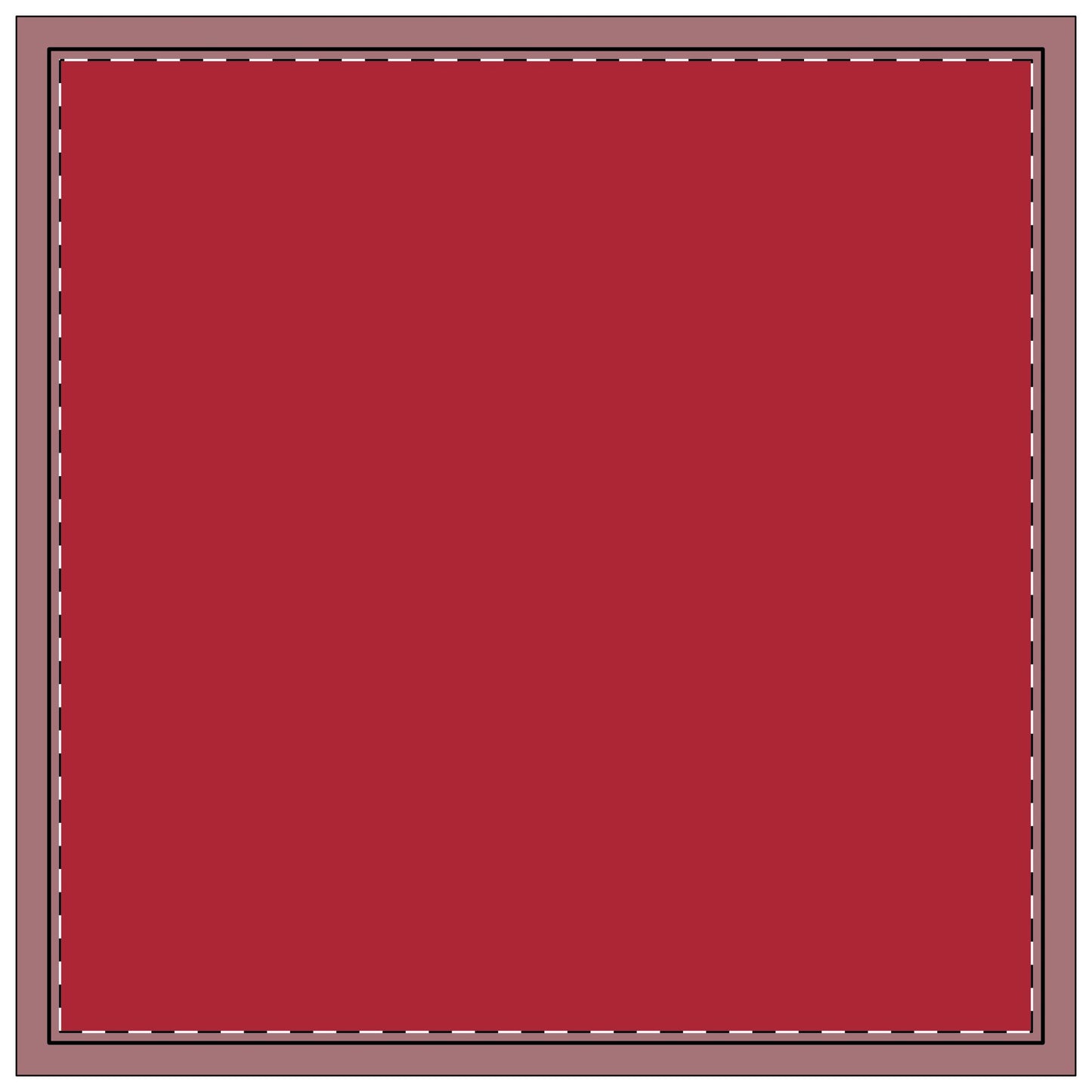 Napkin 4-set | Athens, Georgia | Light (Red)