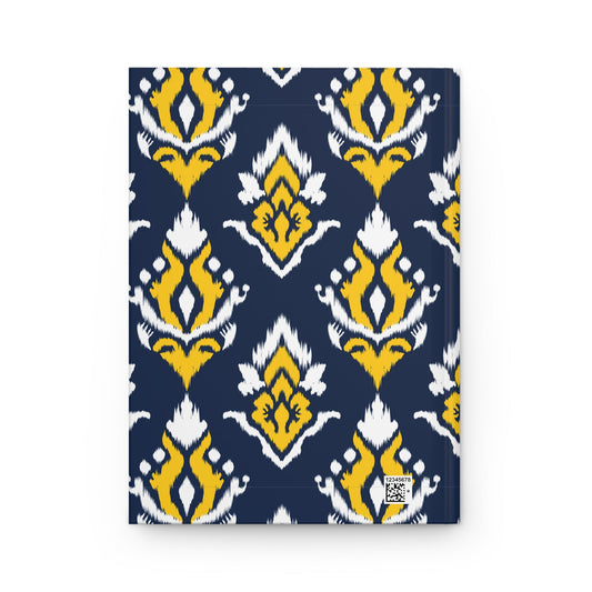Journal | Yellow & Blue | Ikat