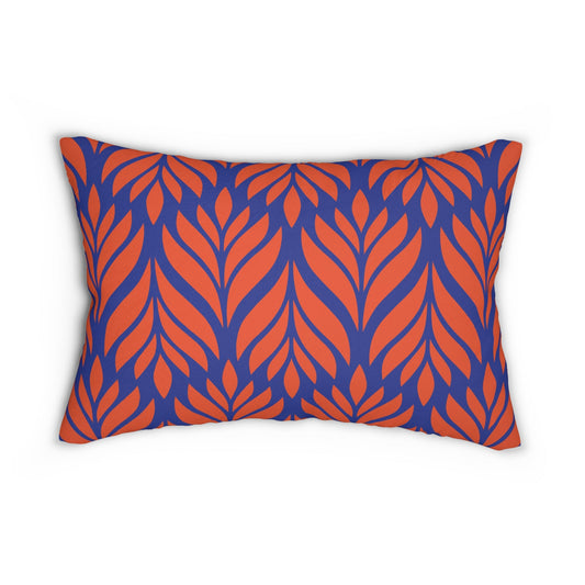 Pillow | Bright Blue & Orange | Palm