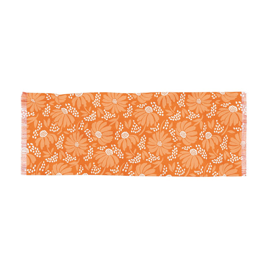 Scarf | Orange & White | Bellis