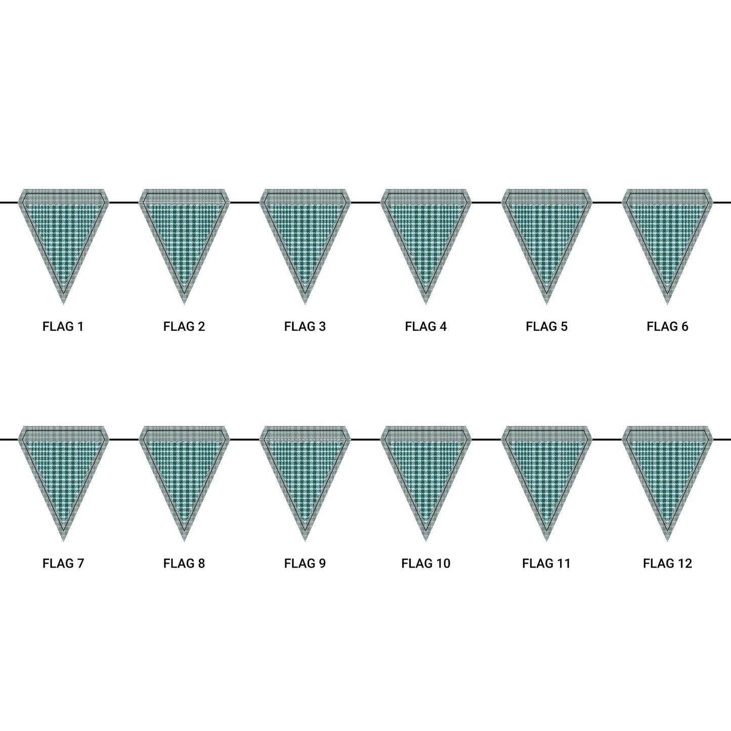 Flag Garland | New Orleans, Louisiana | Tweed