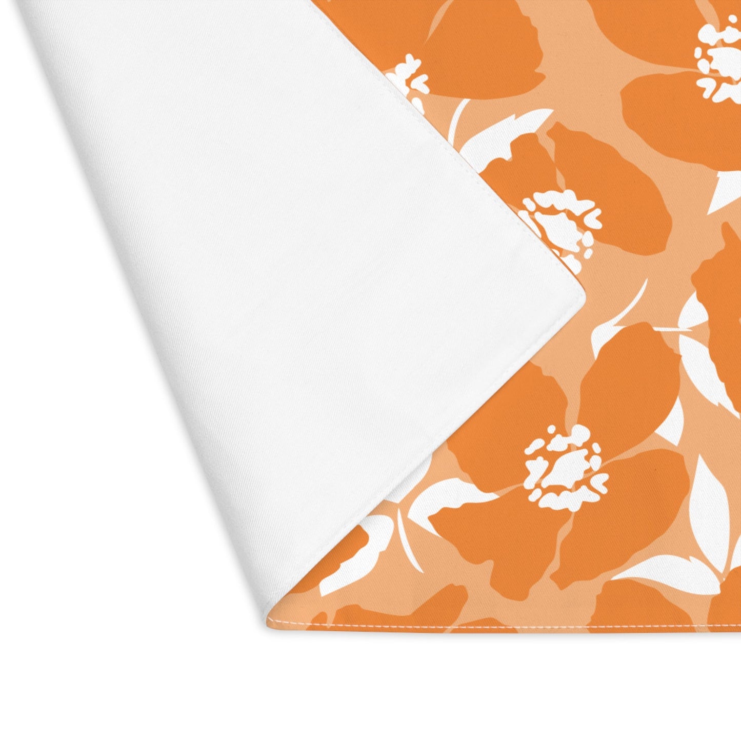 Placemat | Orange & White | Poppy