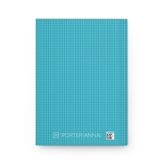 Monogram Journal | Greyhounds | Teal Tartan