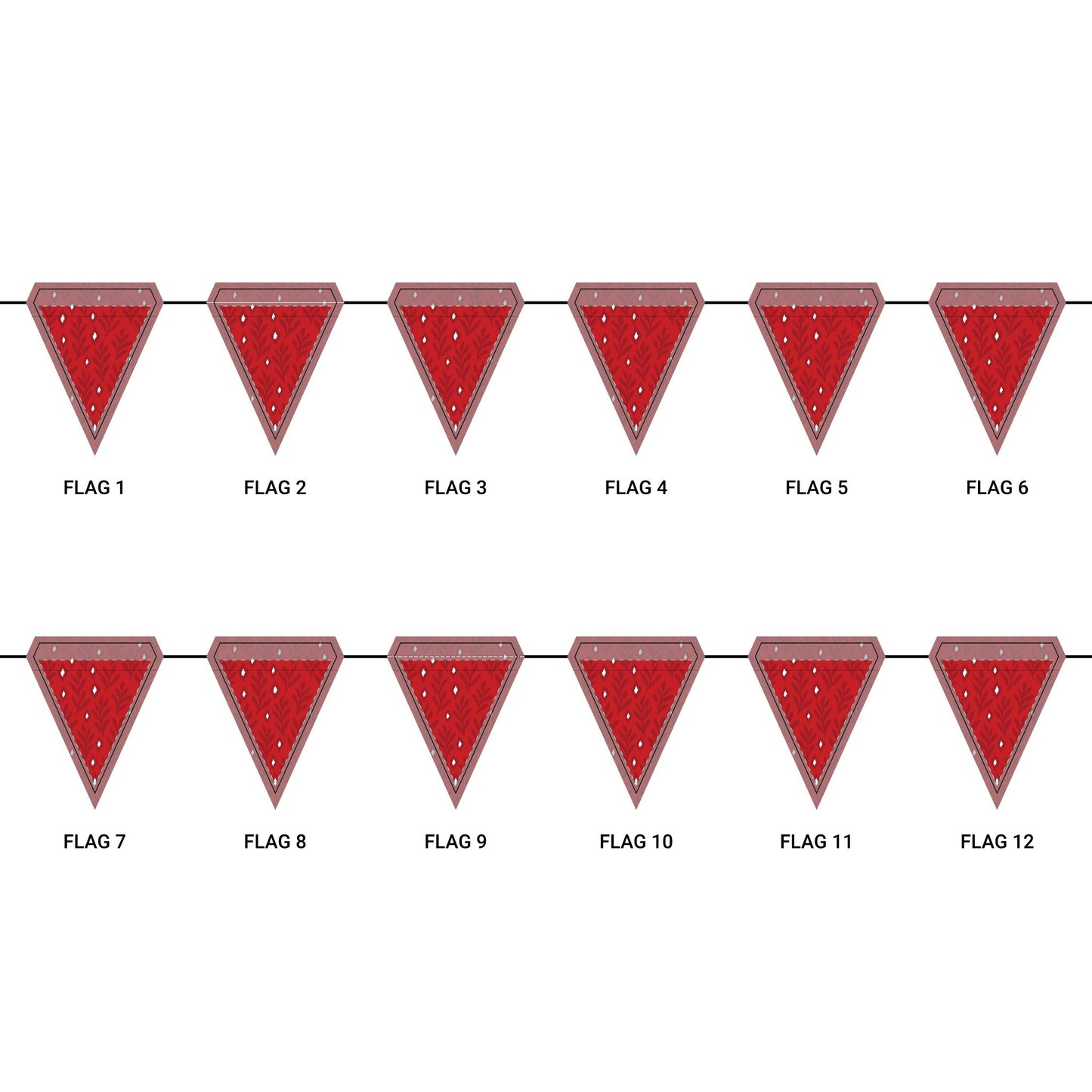 Flag Garland | Madison, Wisconsin | Laurel