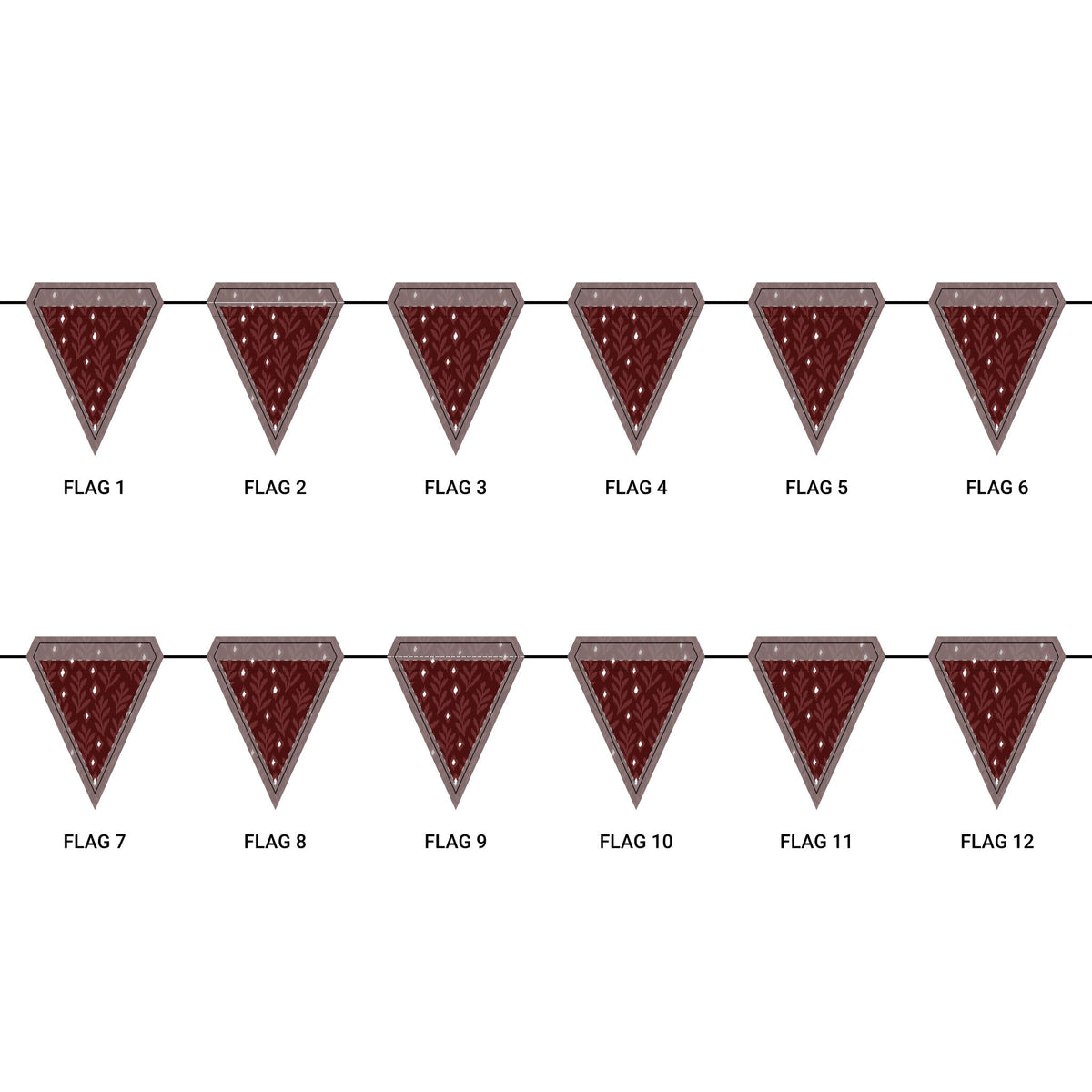 Flag Garland | College Station, Texas | Laurel
