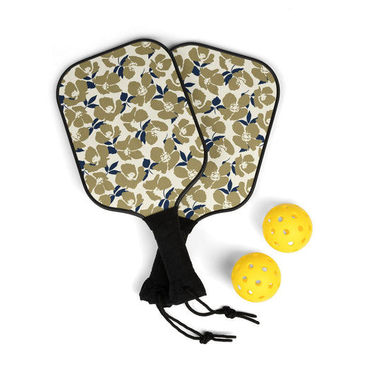 Pickleball Paddle Kit | Blue & Gold | Poppy