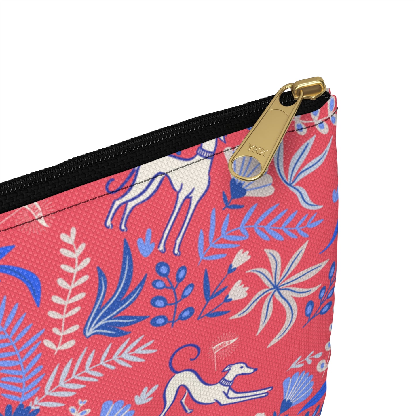 Accessory Pouch | Greyhounds | Pink Fern