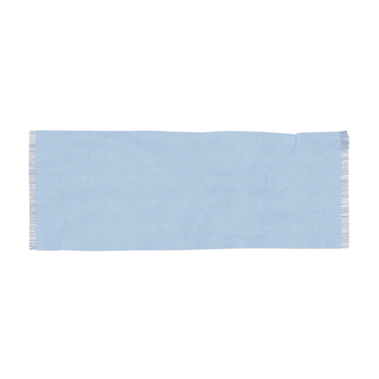 Scarf | Light Blue & White | Light