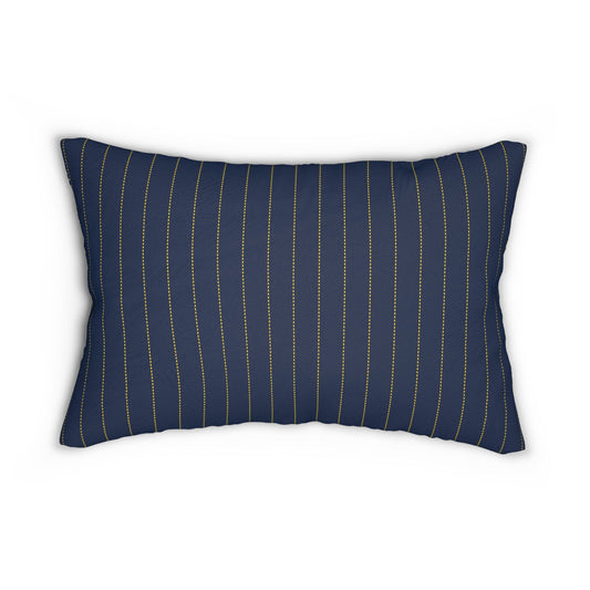 Pillow | Yellow & Blue | Pinstripe