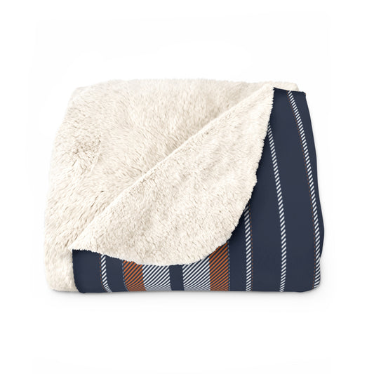 Sherpa Blanket | Auburn, Alabama | Stripe