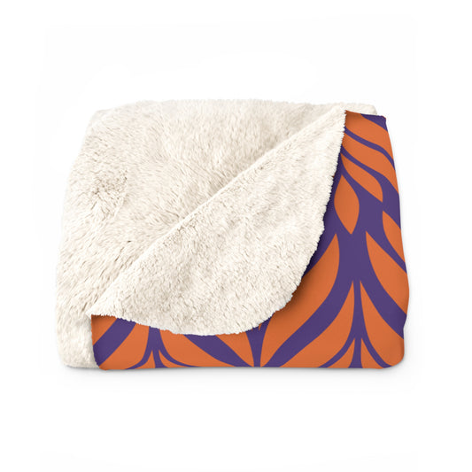 Sherpa Fleece Blanket | Clemson, South Carolina | Palm