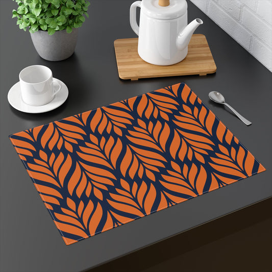 Placemat | Orange & Blue | Palm