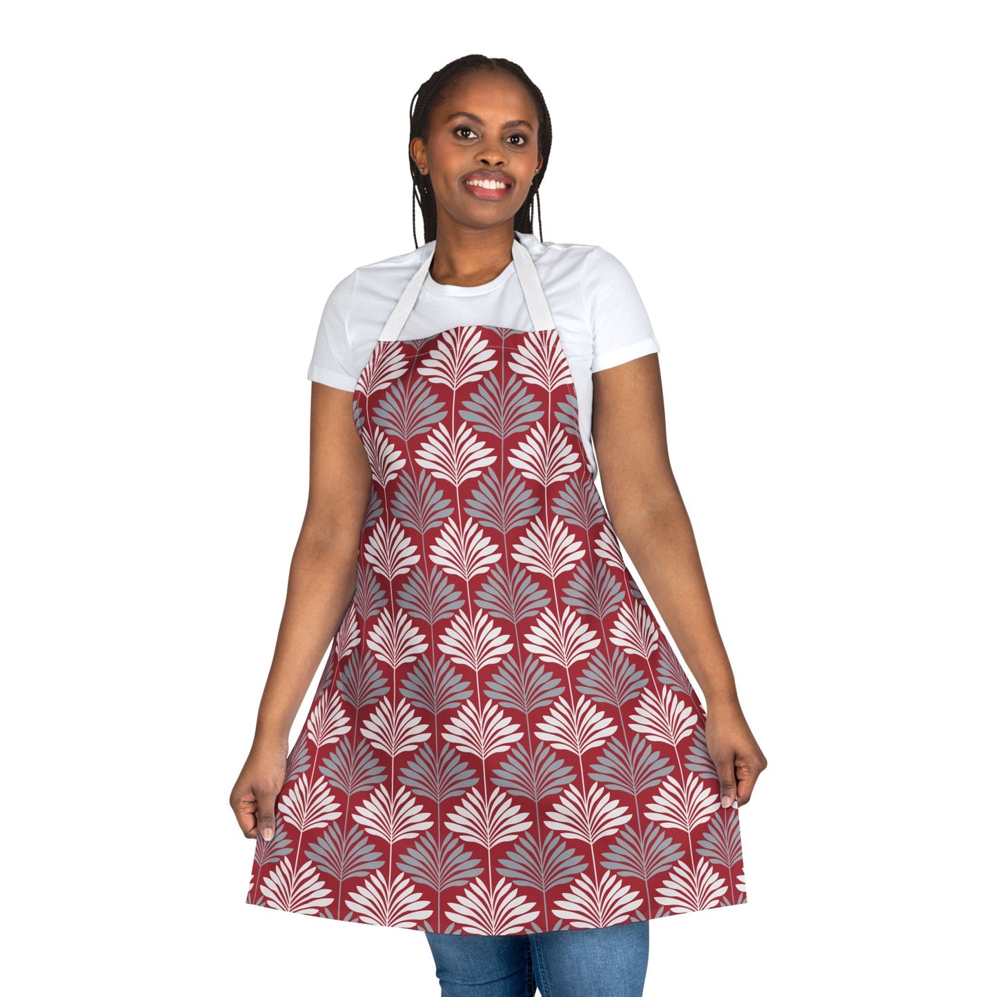 Apron | Red & Gray | Deco