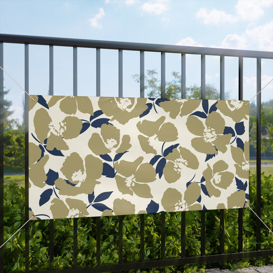 Banner | Gold & Blue | Poppy