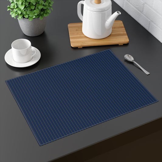 Placemat | Yellow & Blue | Pinstripe