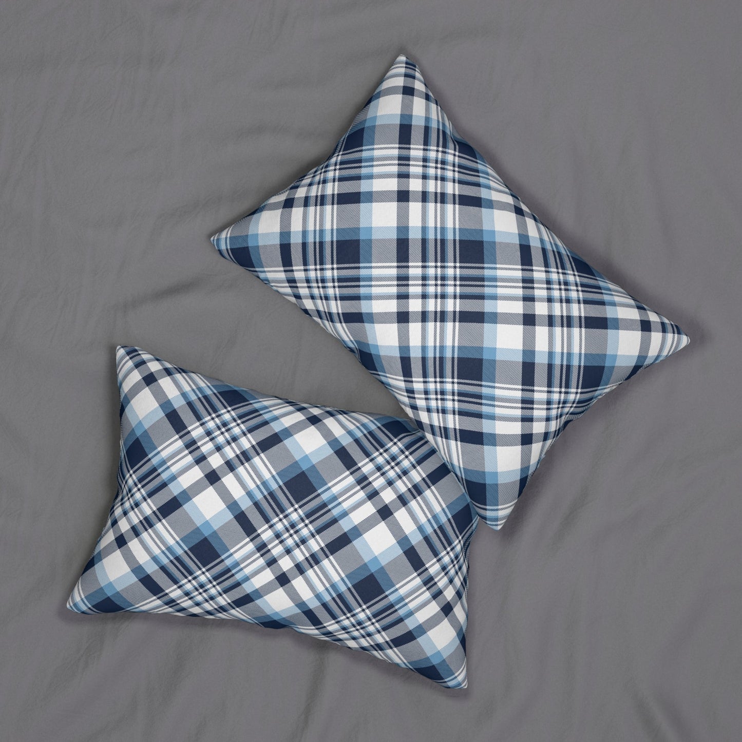 Pillow | Light Blue & White | Tartan