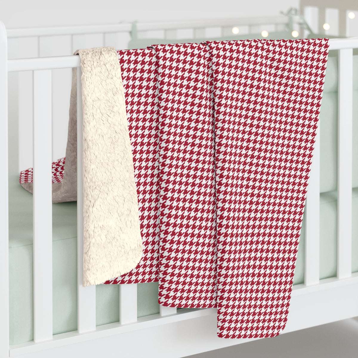 Sherpa Blanket | Bloomington, Indiana | Houndstooth