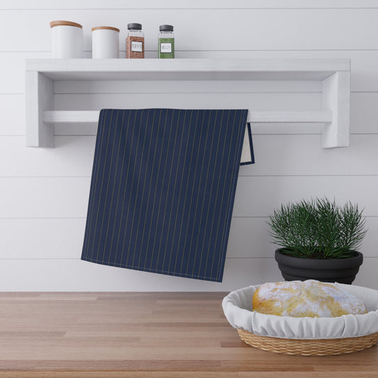 Tea Towels | Yellow & Blue | Pinstripe