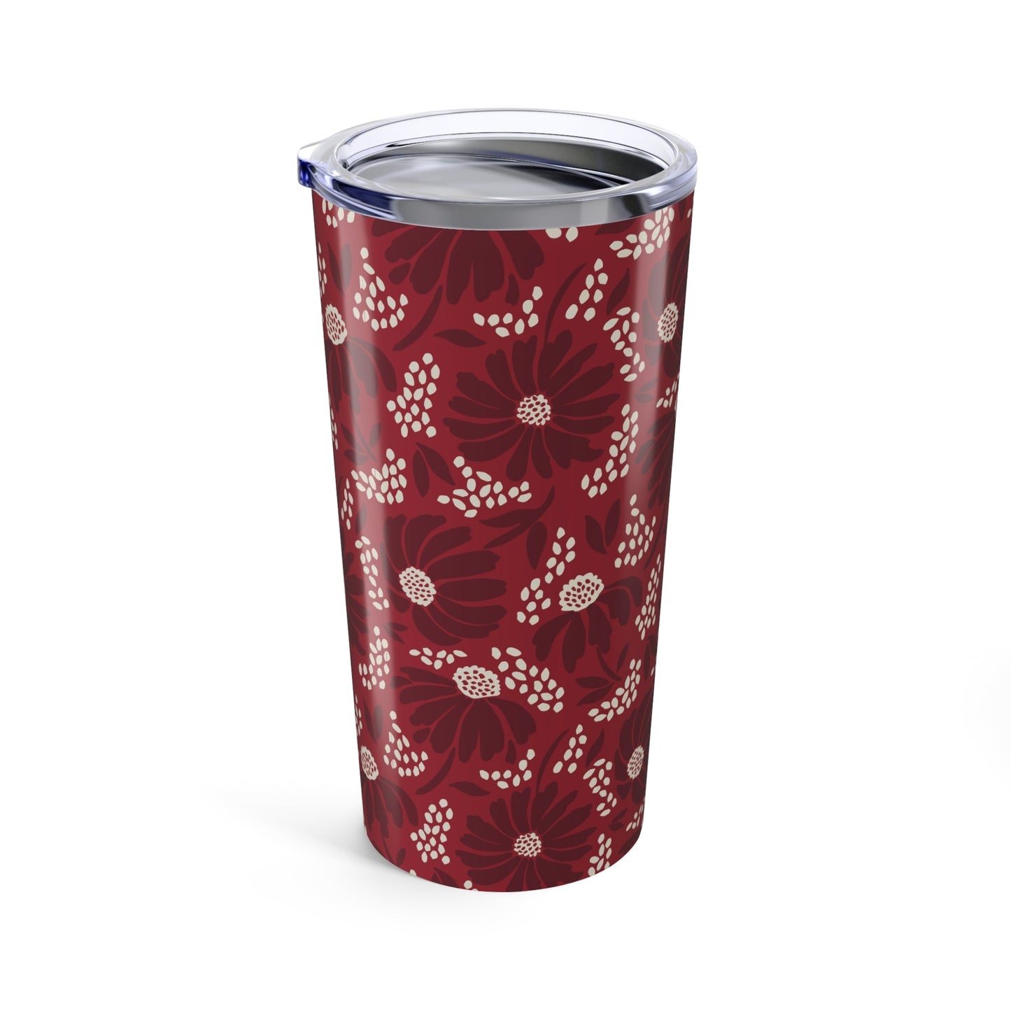 Tumbler | Maroon & White | Bellis