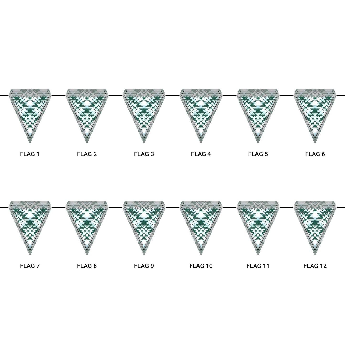 Flag Garland | New Orleans, Louisiana | Tartan