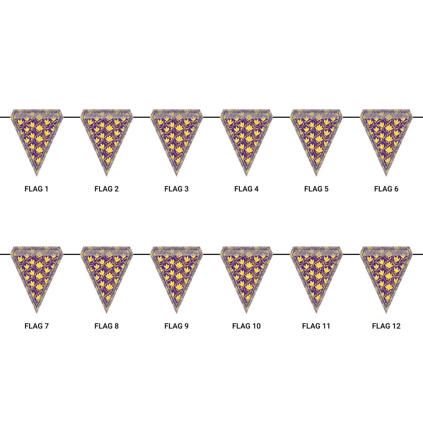 Flag Garland | Baton Rouge, Louisiana | Magnolia