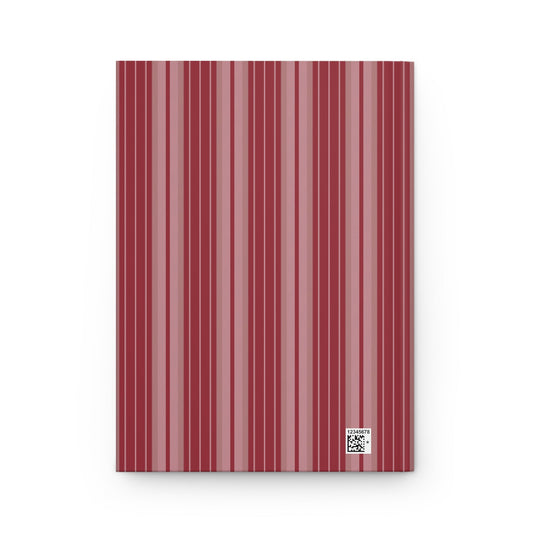Journal | Maroon & White | Stripe