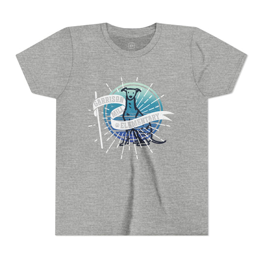 Youth Tee | Greyhounds | Teal Burst