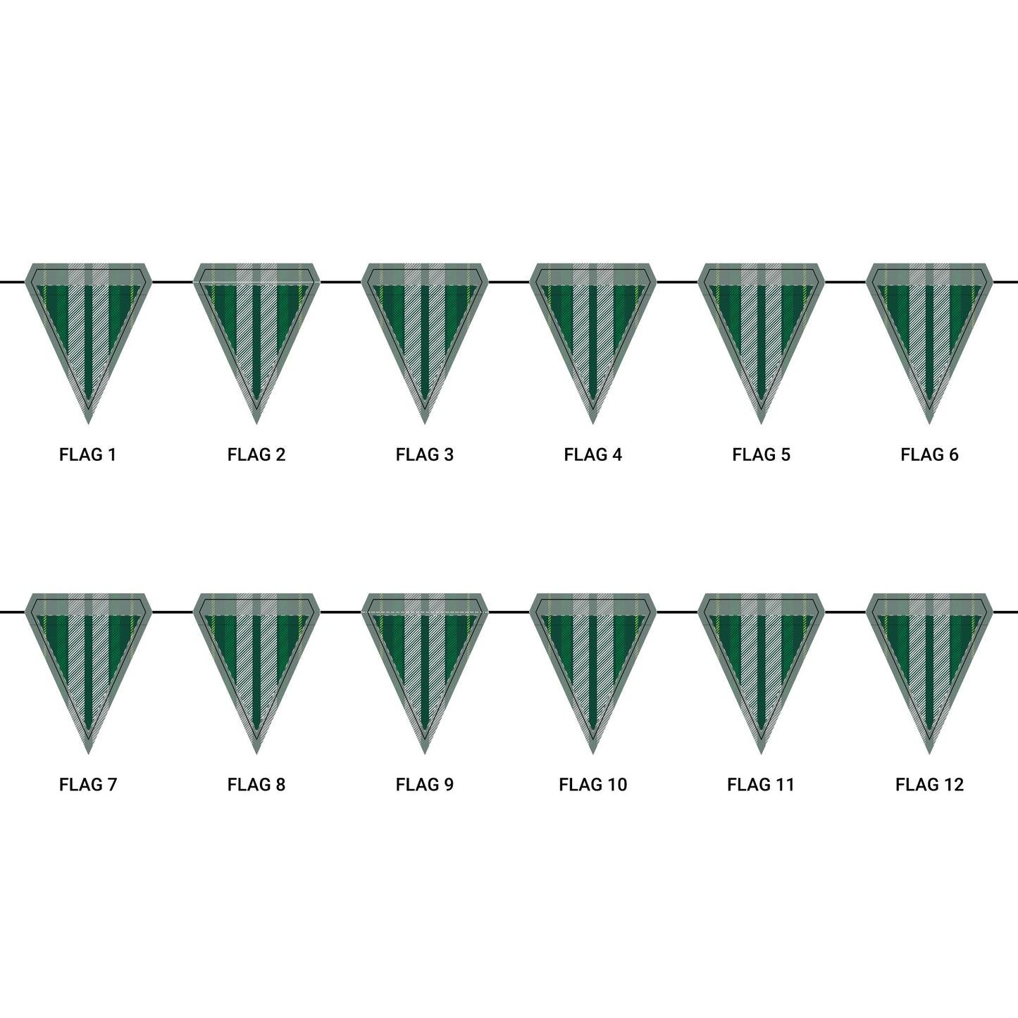 Flag Garland | Eugene, Oregon | Stripe