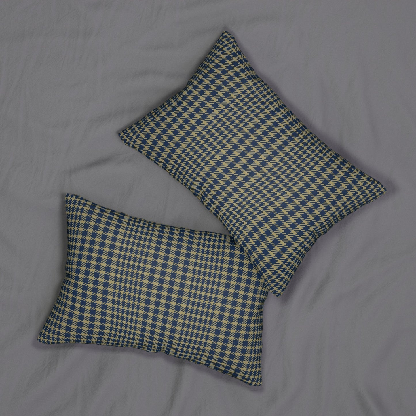Pillow | Blue & Gold | Tweed