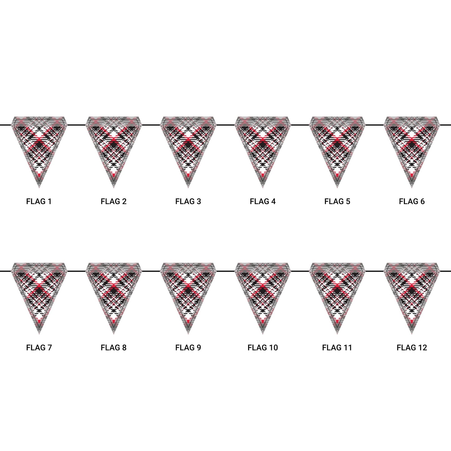 Flag Garland | Raleigh, North Carolina | Tartan