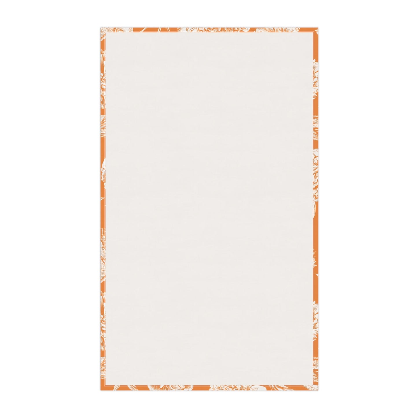 Tea Towel | Orange & White | Peony