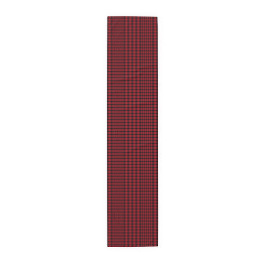 Table Runner | Red & Black | Tweed