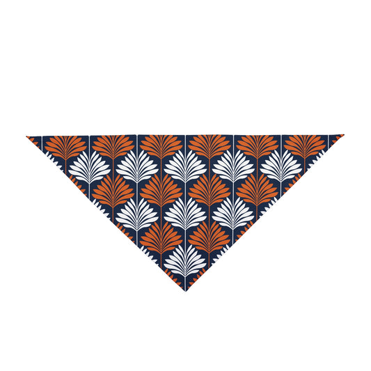 Pet Bandana | Orange & Blue | Deco
