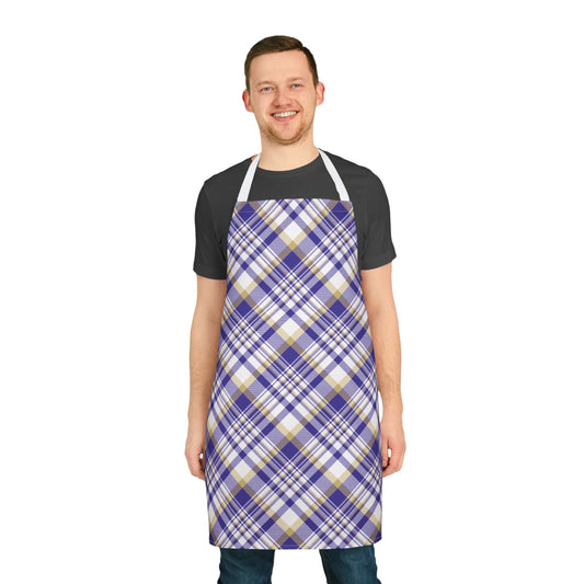 Apron | Purple & Gold | Tartan