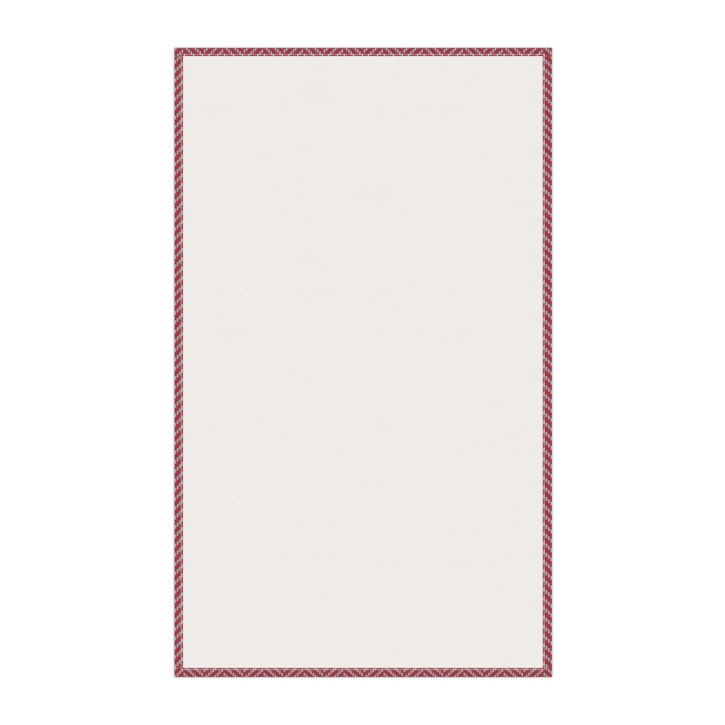 Tea Towels | Red & Gray | Herringbone