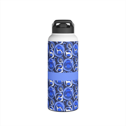 Insulated Water Bottle | Greyhounds | Blue Bubbles