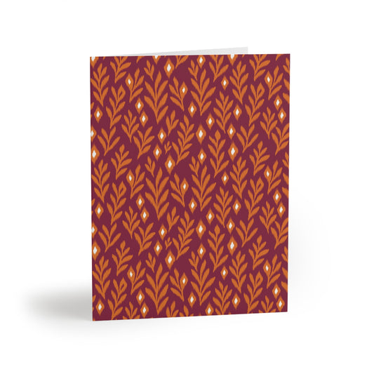 Notecards | Maroon & Orange | Laurel