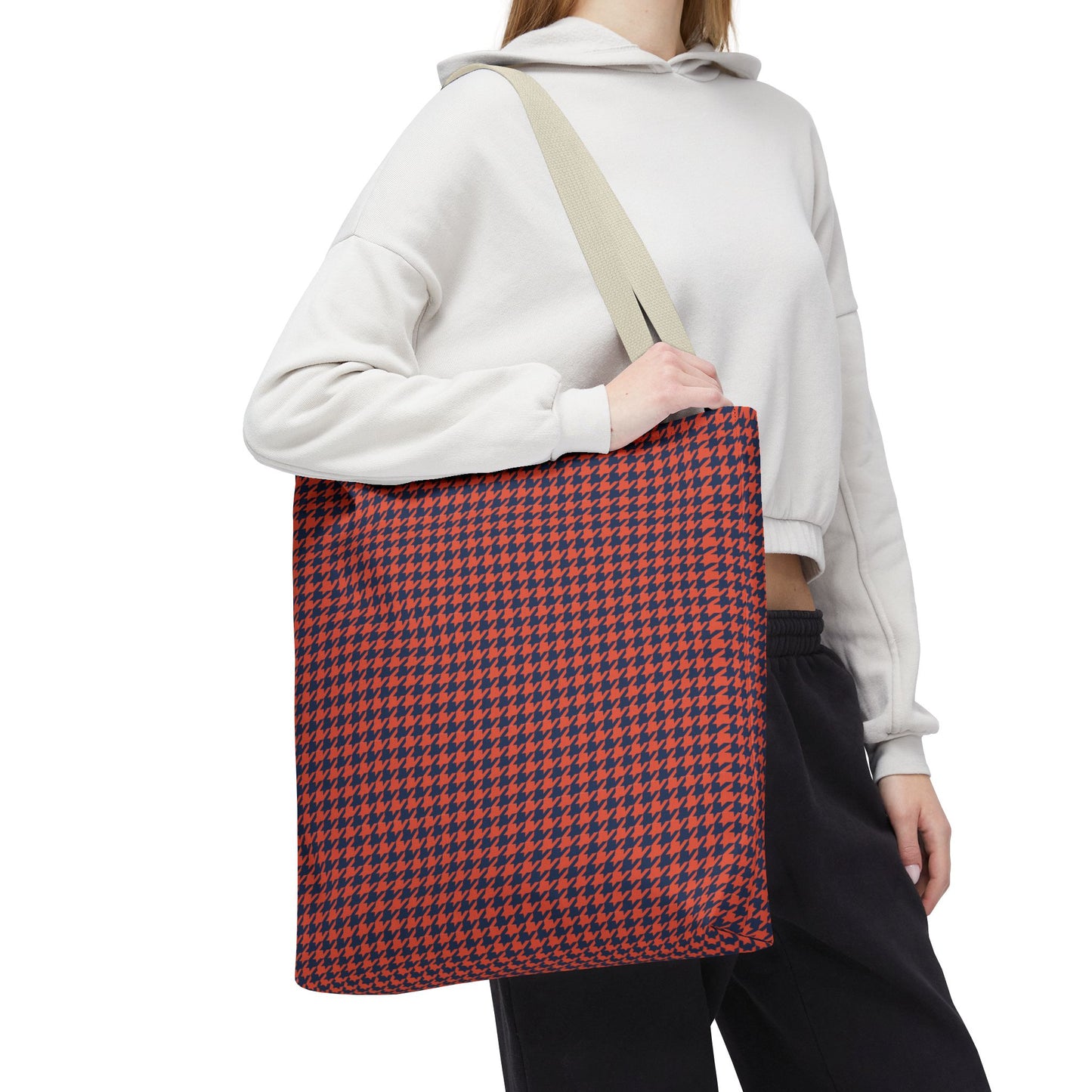 Tote Bag | Charlottesville, VA | Houndstooth