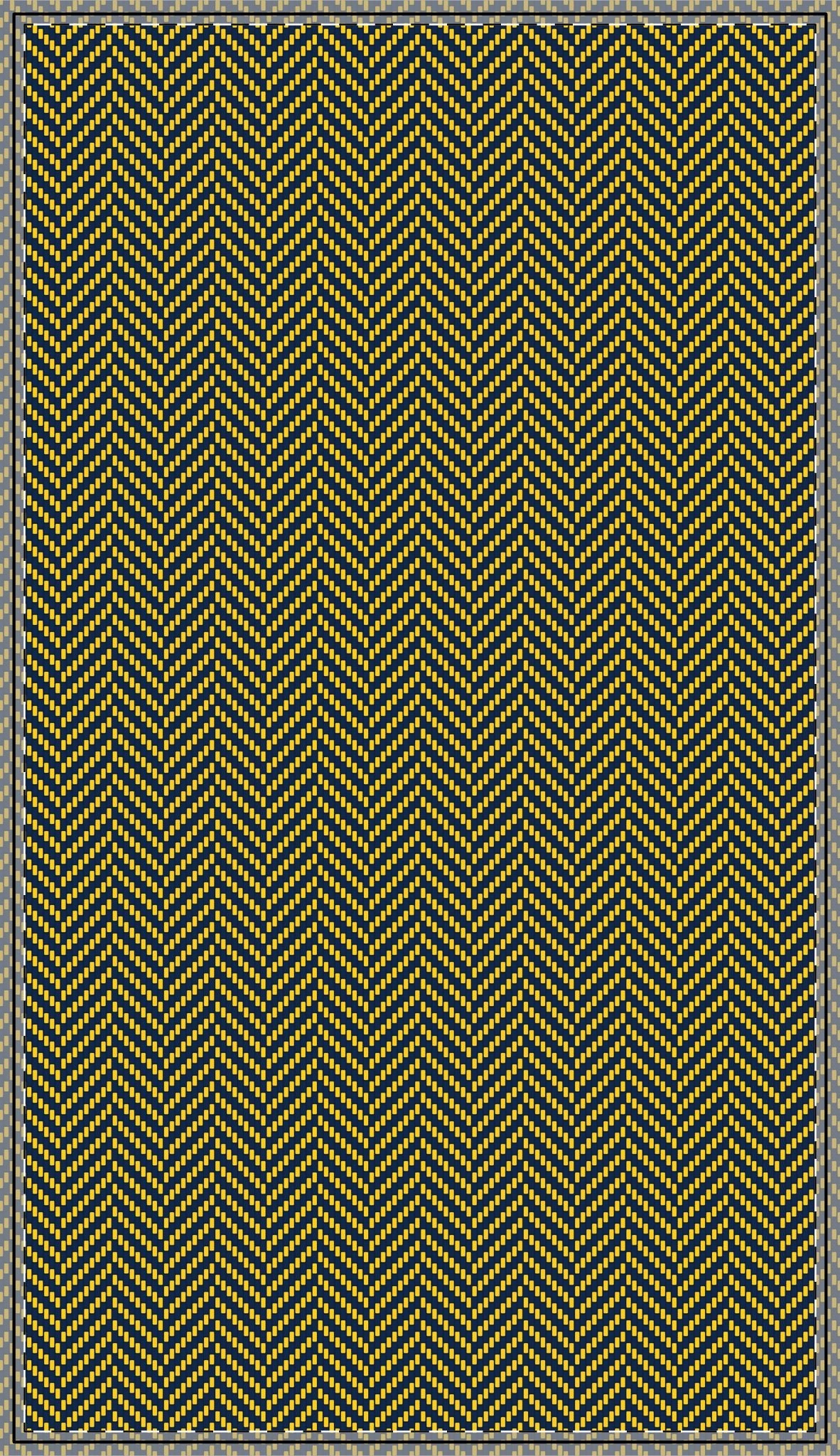 Tablecloth | Yellow & Blue | Herringbone