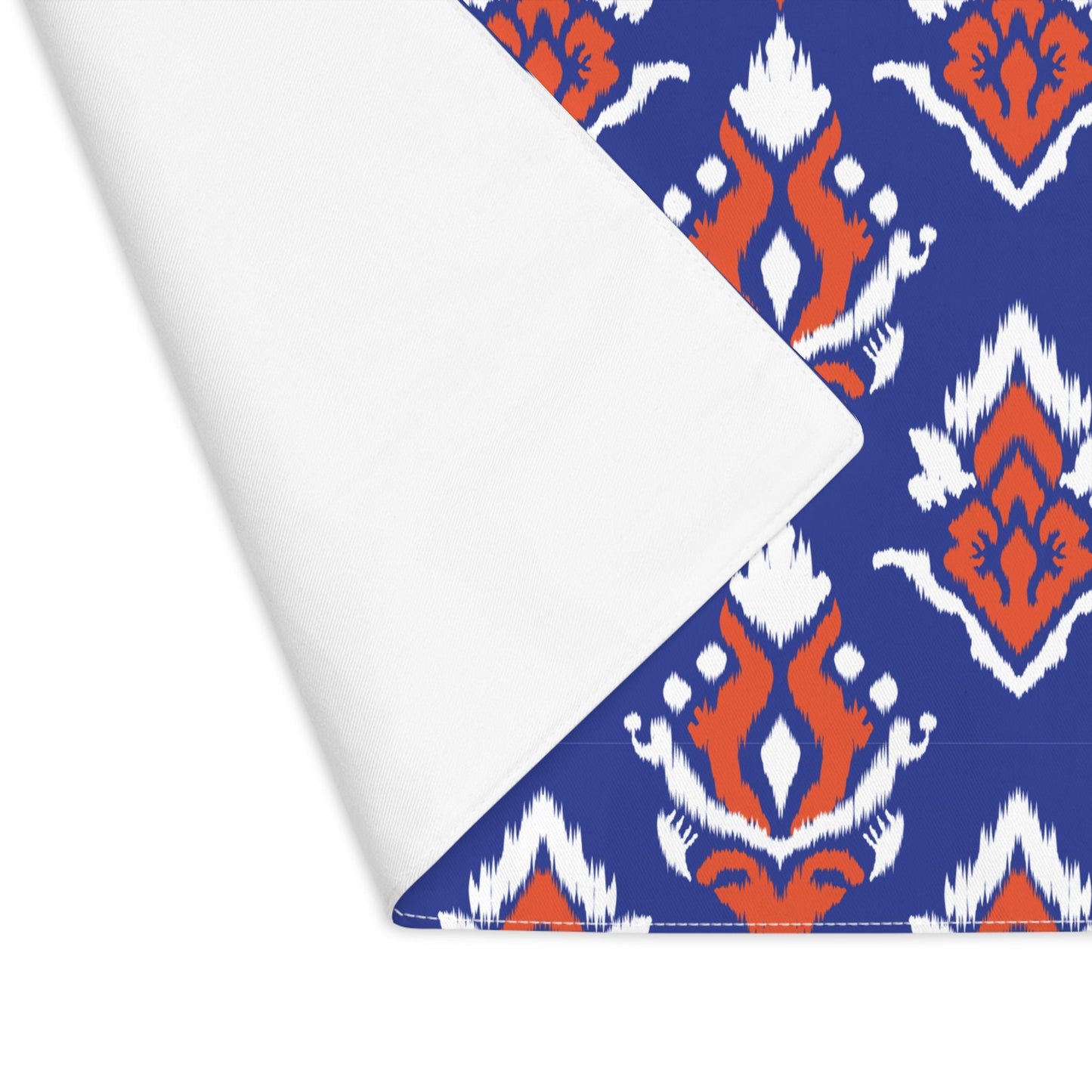 Placemat | Bright Blue & Orange | Ikat