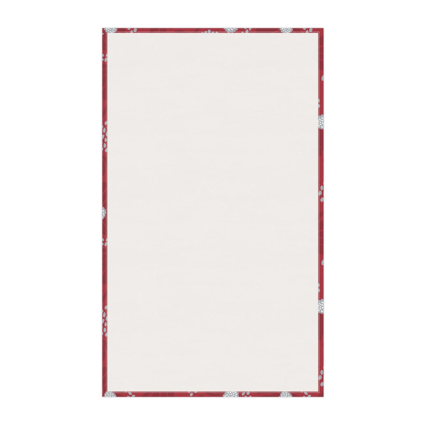Tea Towels | Red & Gray | Bellis