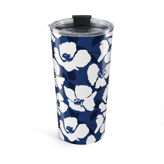 Tumbler | Navy & White | Poppy