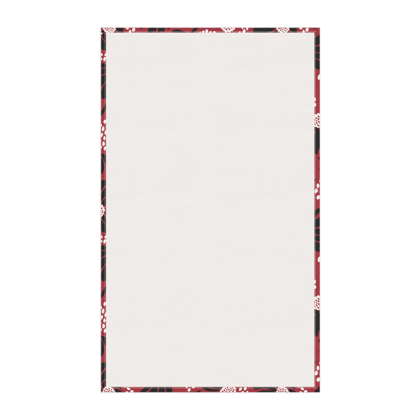 Tea Towel | Red & Black | Bellis