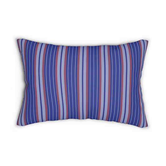 Pillow | Bright Blue & Orange | Stripe