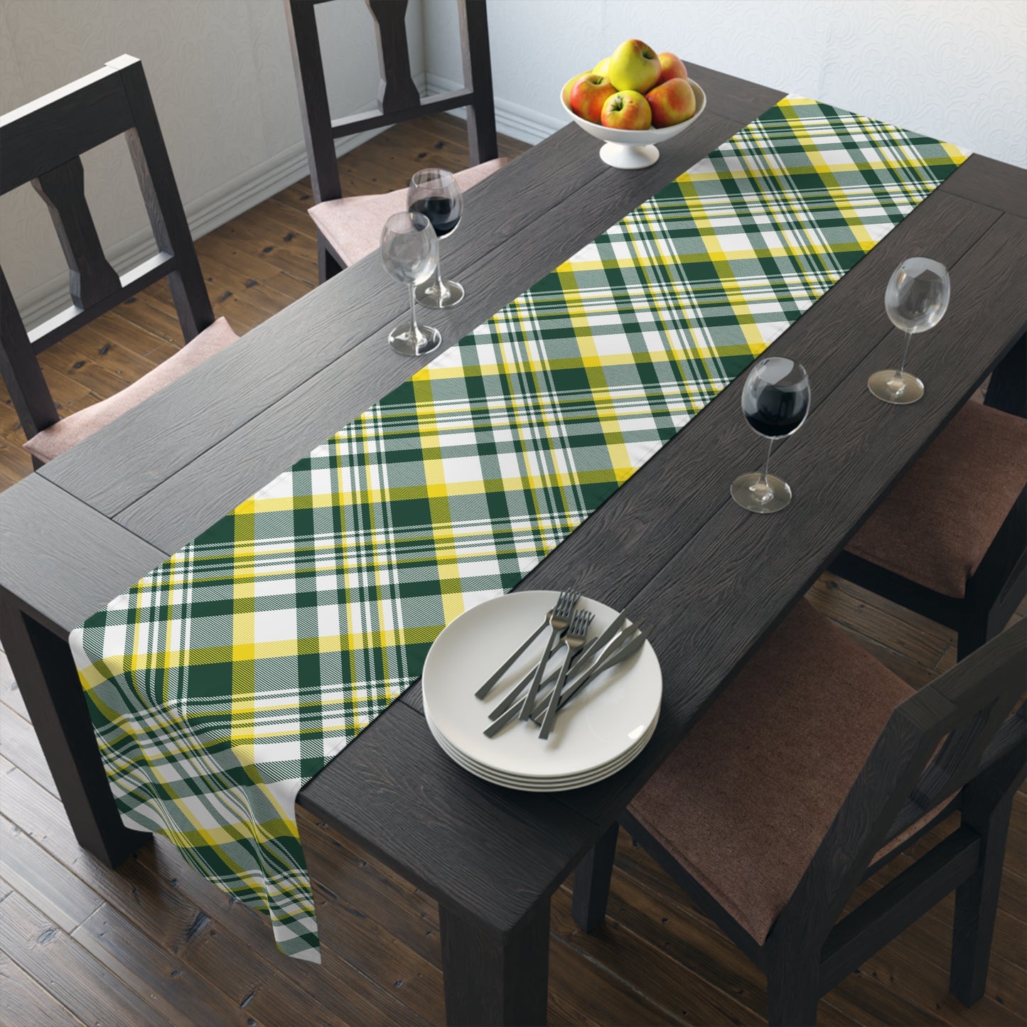 Table Runner | Eugene, Oregon | Tartan