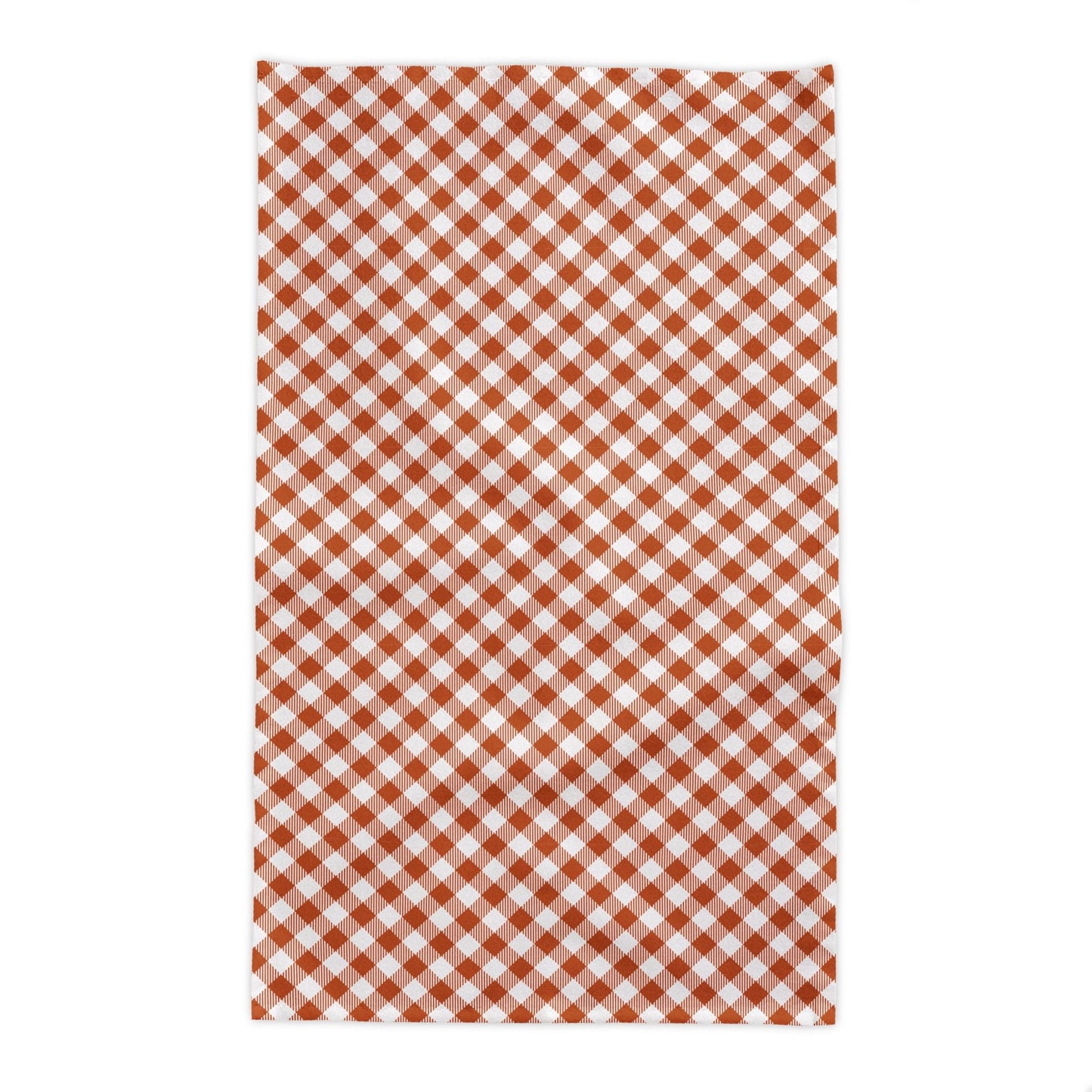 Tablecloth | Dark Orange & White | Gingham