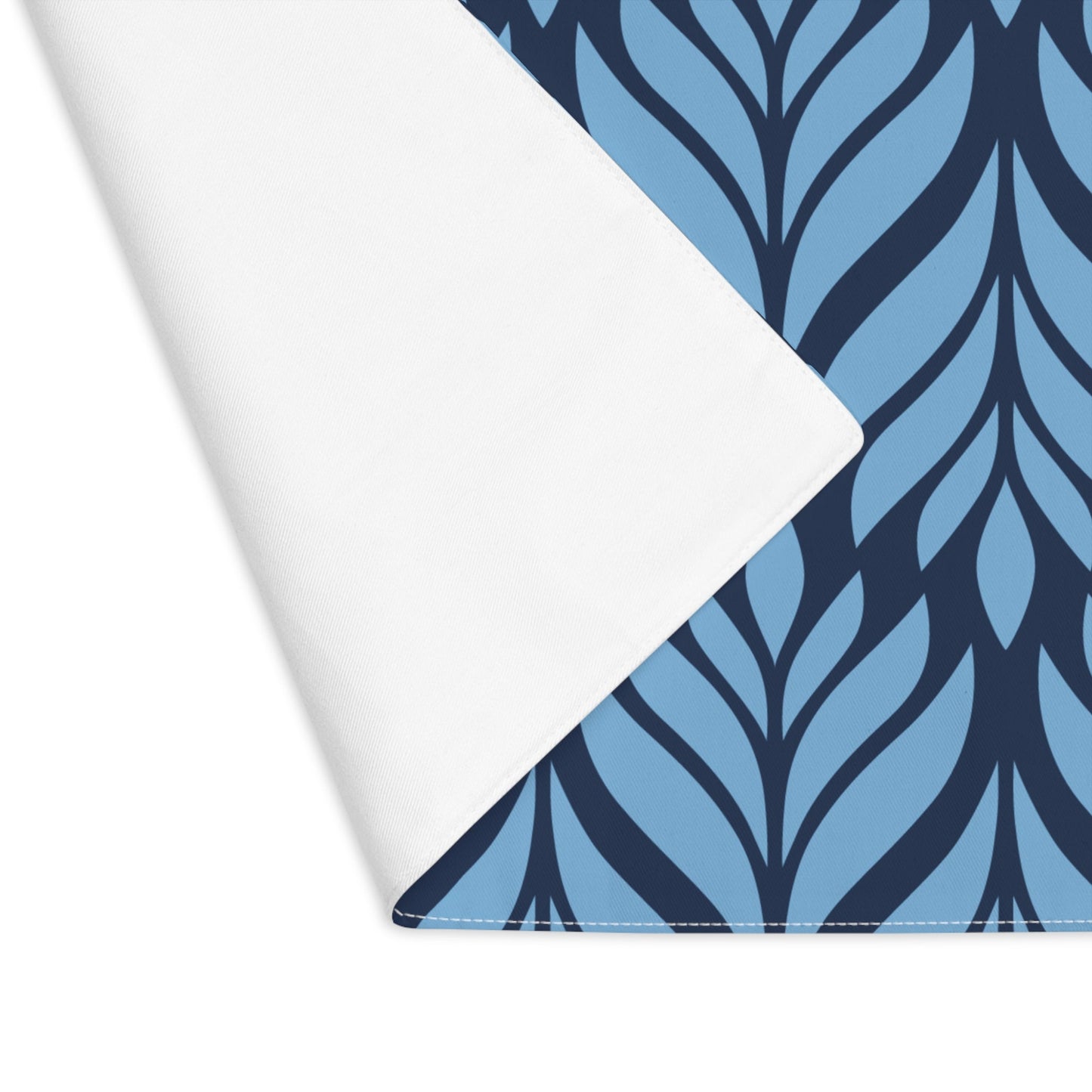 Placemat | Light Blue & White | Palm