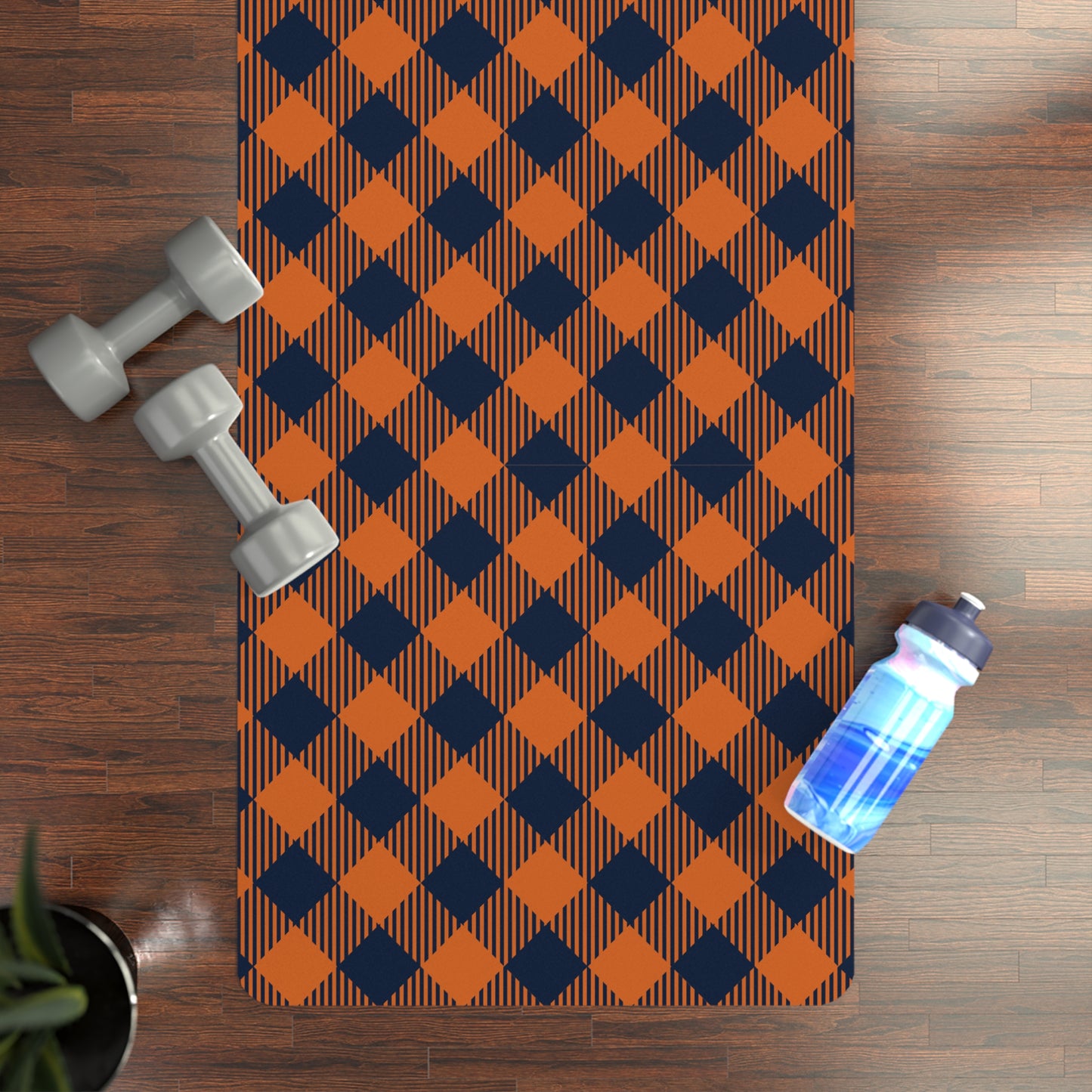 Yoga Mat | Auburn, Alabama | Gingham