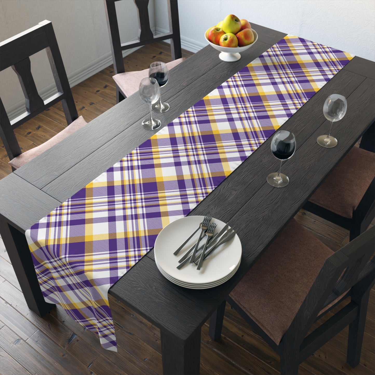 Table Runner | Baton Rouge, Louisiana | Tartan